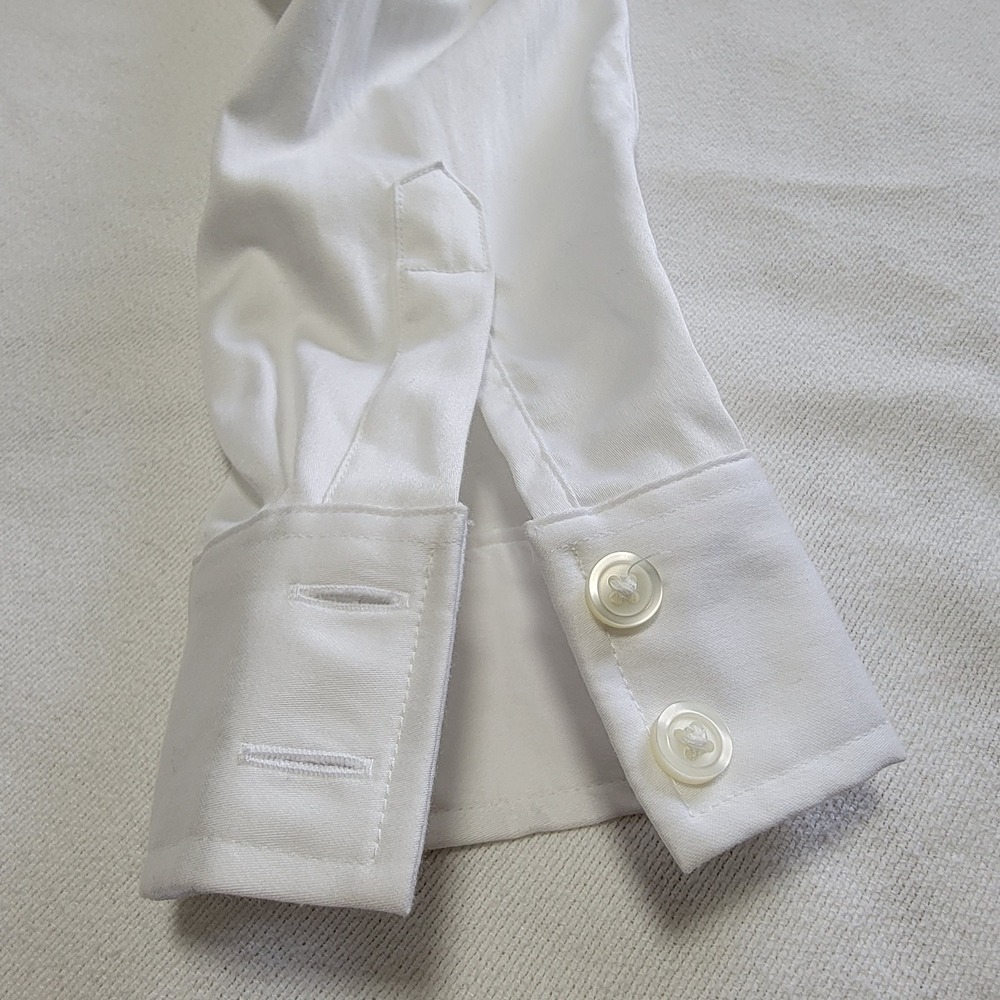 NWT Banana Republic Button Down Shirt White Women's 6P Preppy Tailored Office - Picture 10 of 12